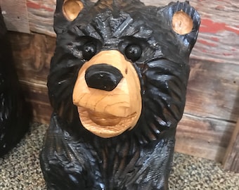 Mini Bear Wood Carving