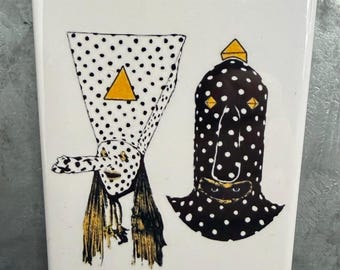 Angine de Poitrine Fridge Magnet
