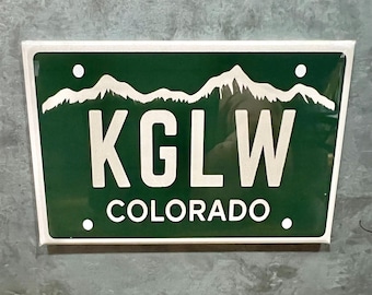 King Gizzard & the Lizard Wizard Fridge Magnet Silly Billy - KGLW Colorado License Plate