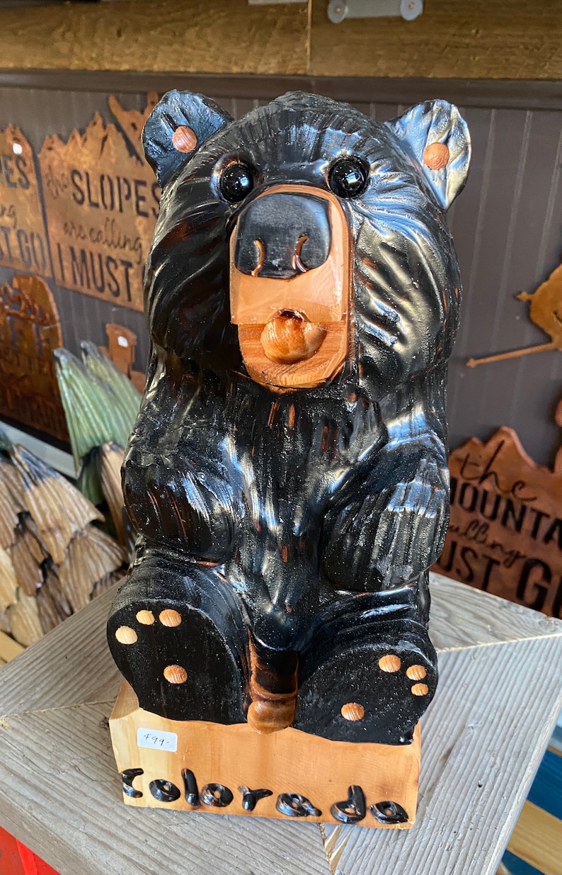 Colorado Bear Chainsaw Carving