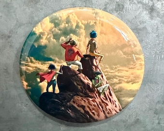 Gorillaz Fridge Magnet - The Mountain