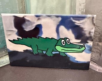 King Gizzard & the Lizard Wizard Fridge Magnet Gator