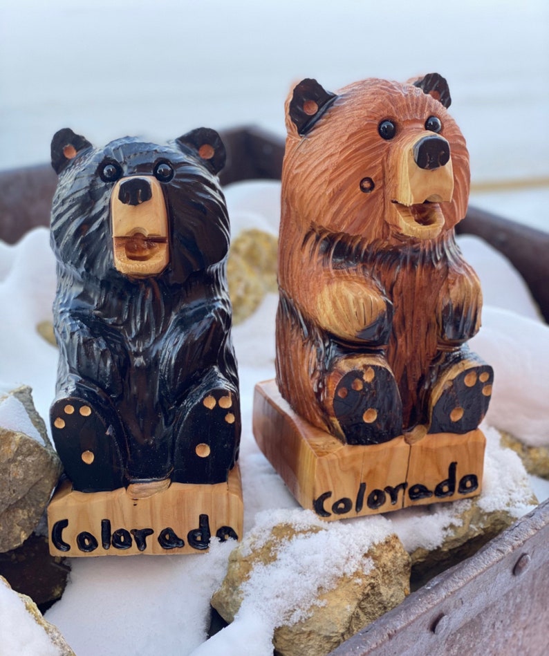 Colorado Bear Chainsaw Carving