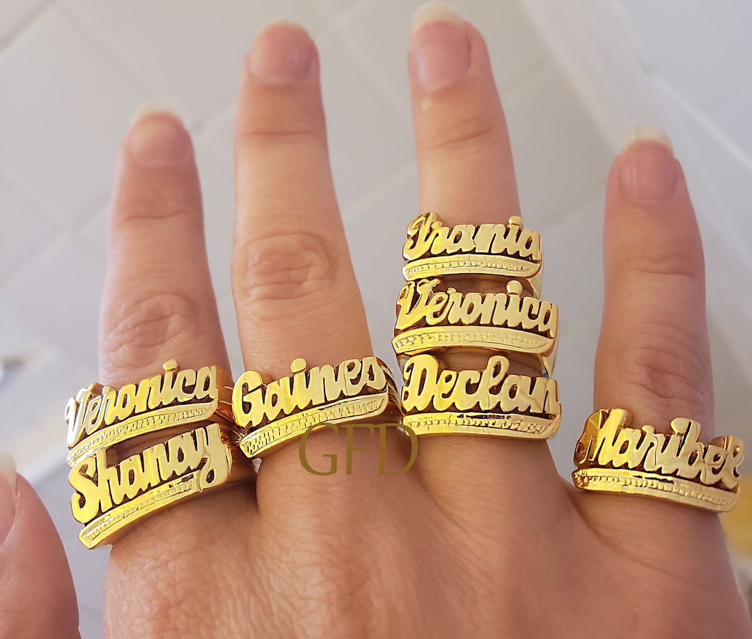 Anillos con nombre para mujer hotsell