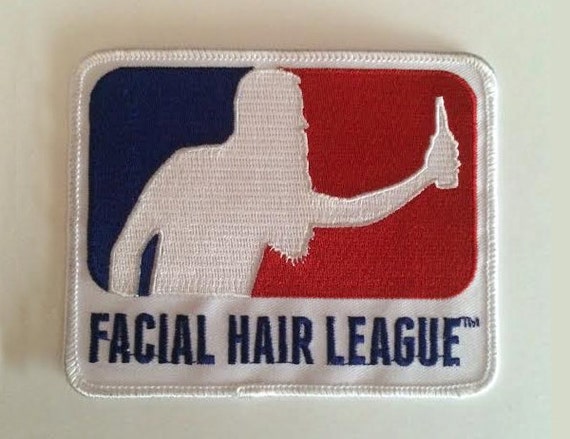 Big Ass Facial Hair League Patch Etsy