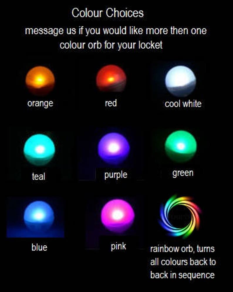 led jewellery glow in the dark silver finish BLUE Glowing Ornate Egg Locket Necklace Blue Fairy