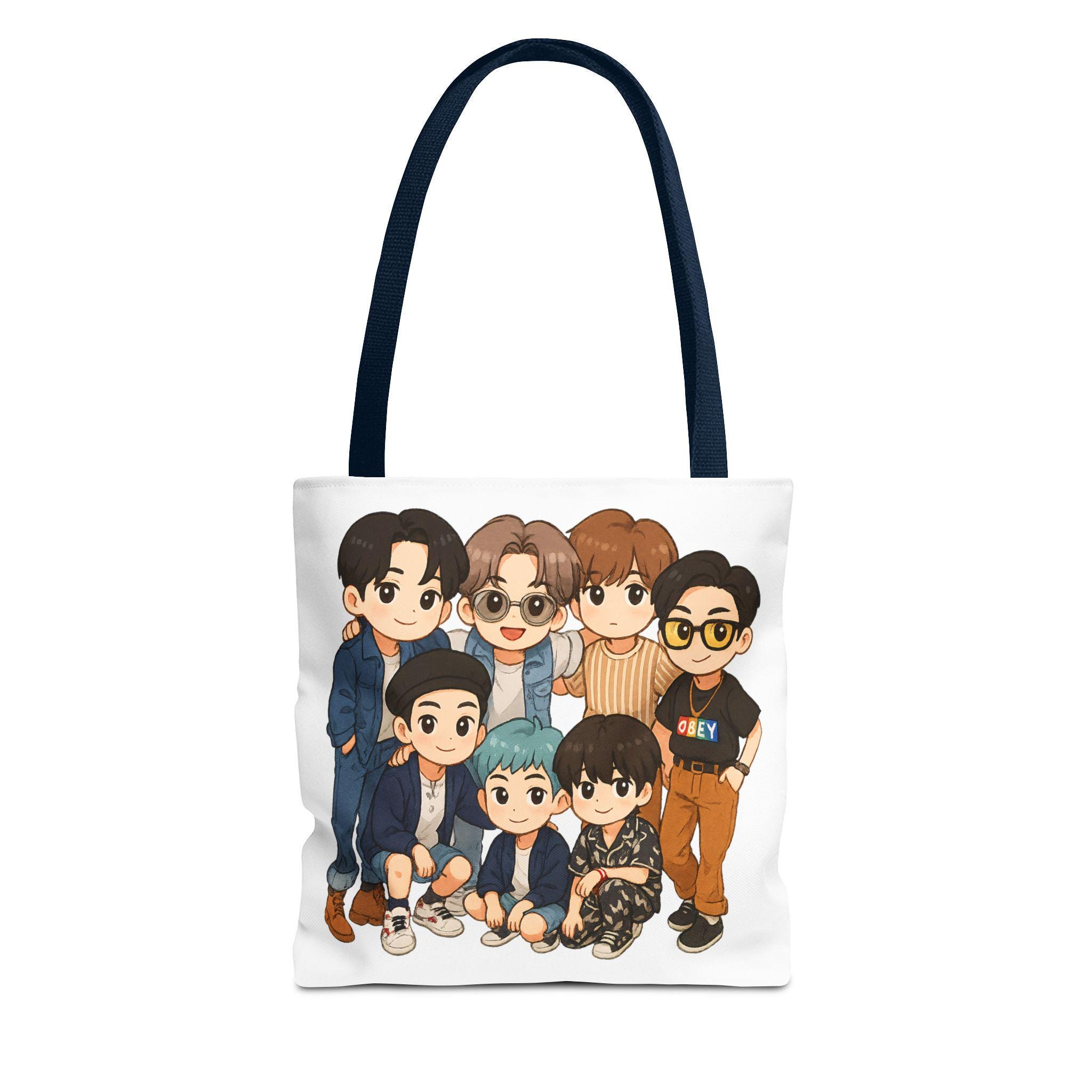 BTS Dynamite Tote Bag, K-pop Fan Merch, RM Jungkook Jimin Jin V