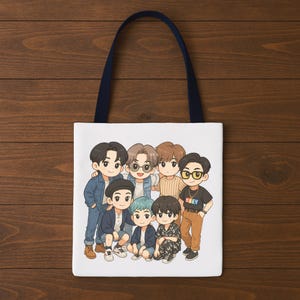 BTS トートバッグ、BTS アーミー トートバッグ、K-pop、ジン、シュガ