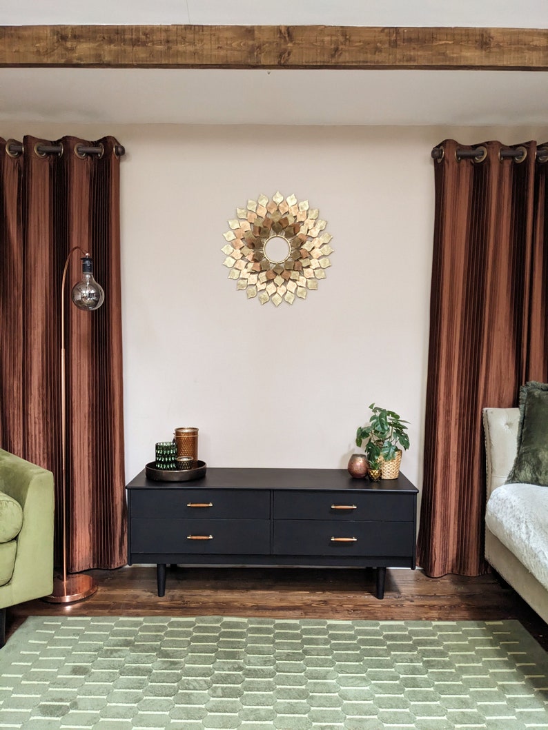 Vintage Retro Low Sideboard TV Unit Etsy UK