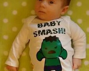 hulk baby onesie