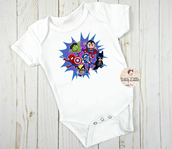 avengers onesie baby