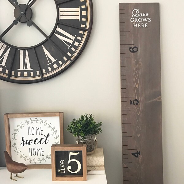 Wood Ruler Growth Chart