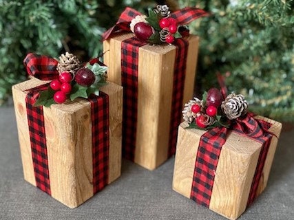 Wood Christmas Presents - Etsy Wood Christmas Presents - Etsy