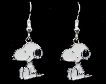 Snoopy Dangle Earrings: Officially Licensed Peanuts Charms