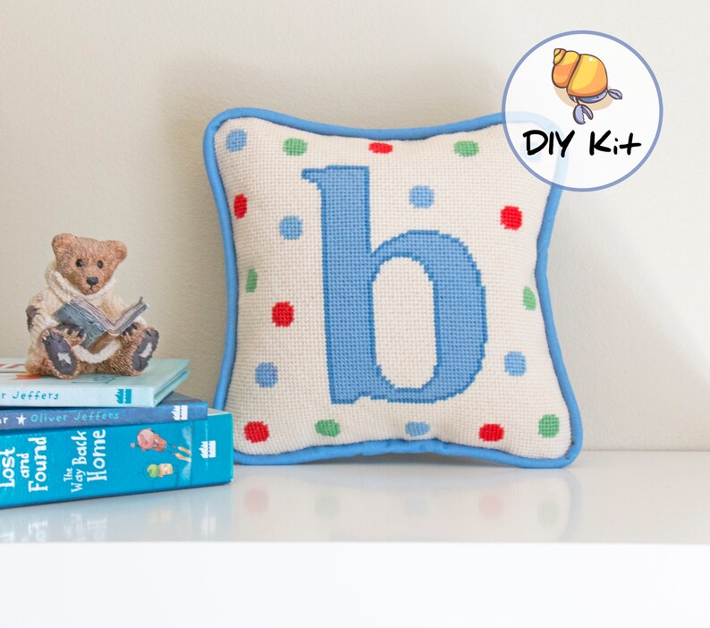 Initial Needlepoint Kits For Baby S Room Custom Etsy