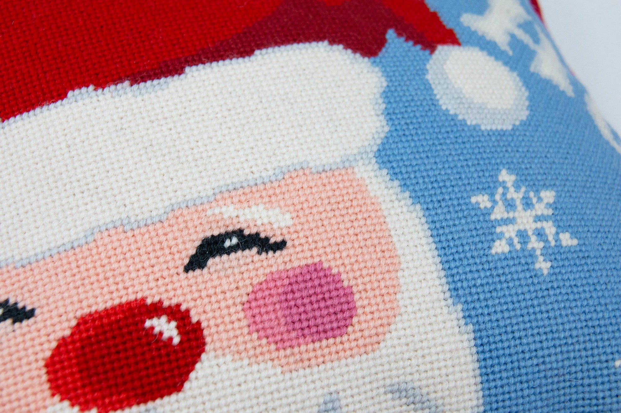 Christmas Santa Claus Needlepoint Kit Holiday Wool Tapestry Etsy
