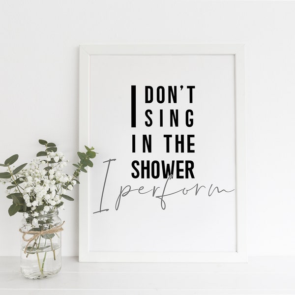 Funny Bathroom Quote - Etsy
