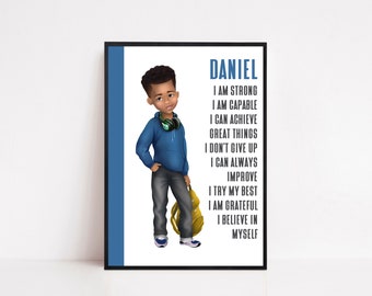 boy room art prints