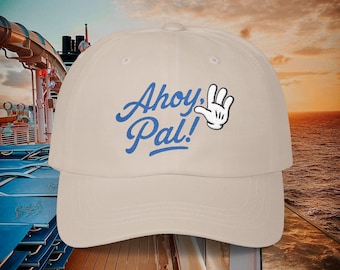 Embroidered Disney Parks Hat "Ahoy, Pal!" for Disney Cruises