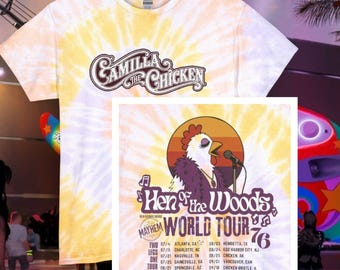 Rock n Roller Coaster Muppets Shirt | Camilla the Chicken Tour Tee (Tie Dye Option!)