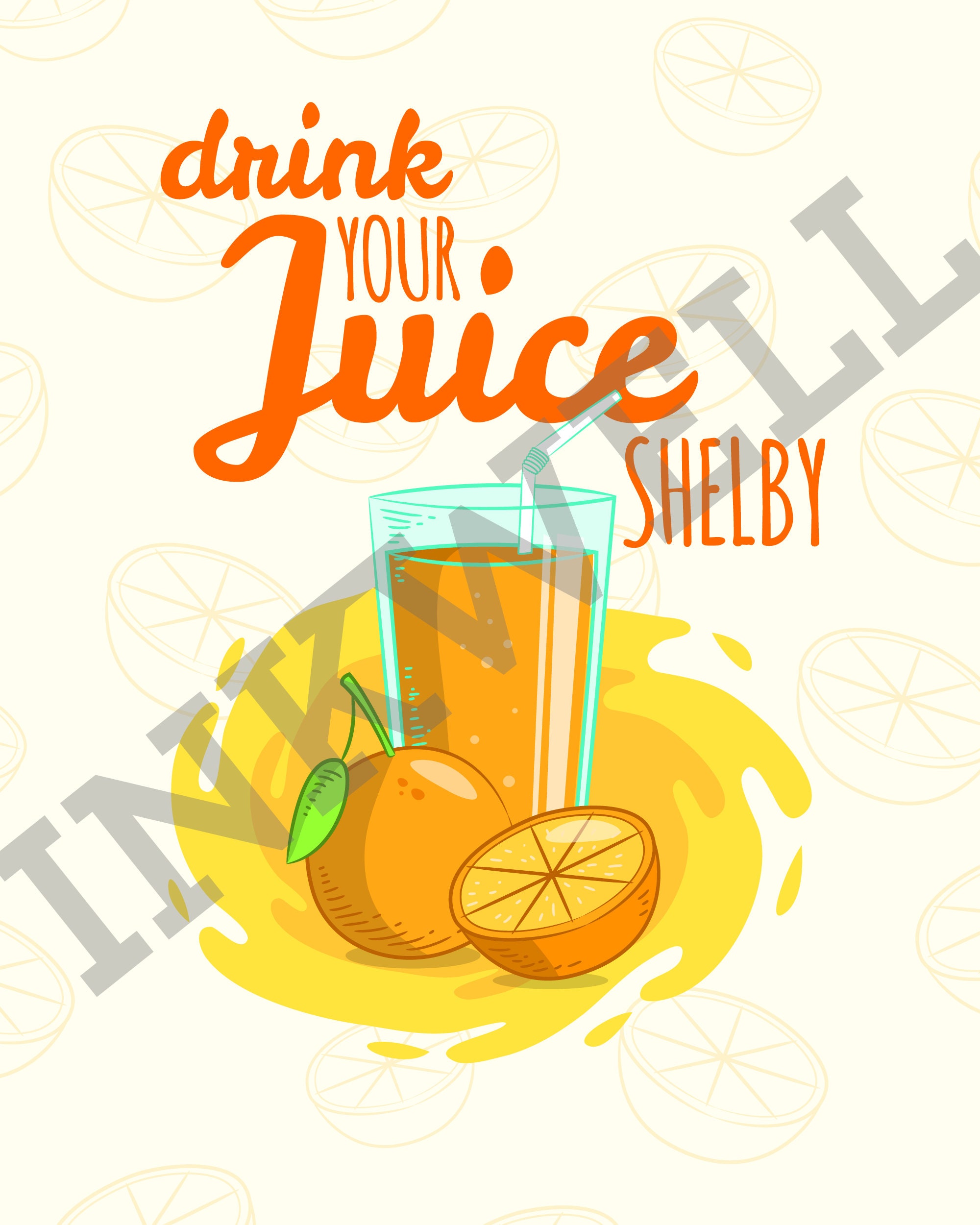 Drink Your Juice Shelby Etsy