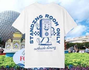 EPCOT Flower and Garden Festival "Standing Room Only" Trash Can Tee for Disney World