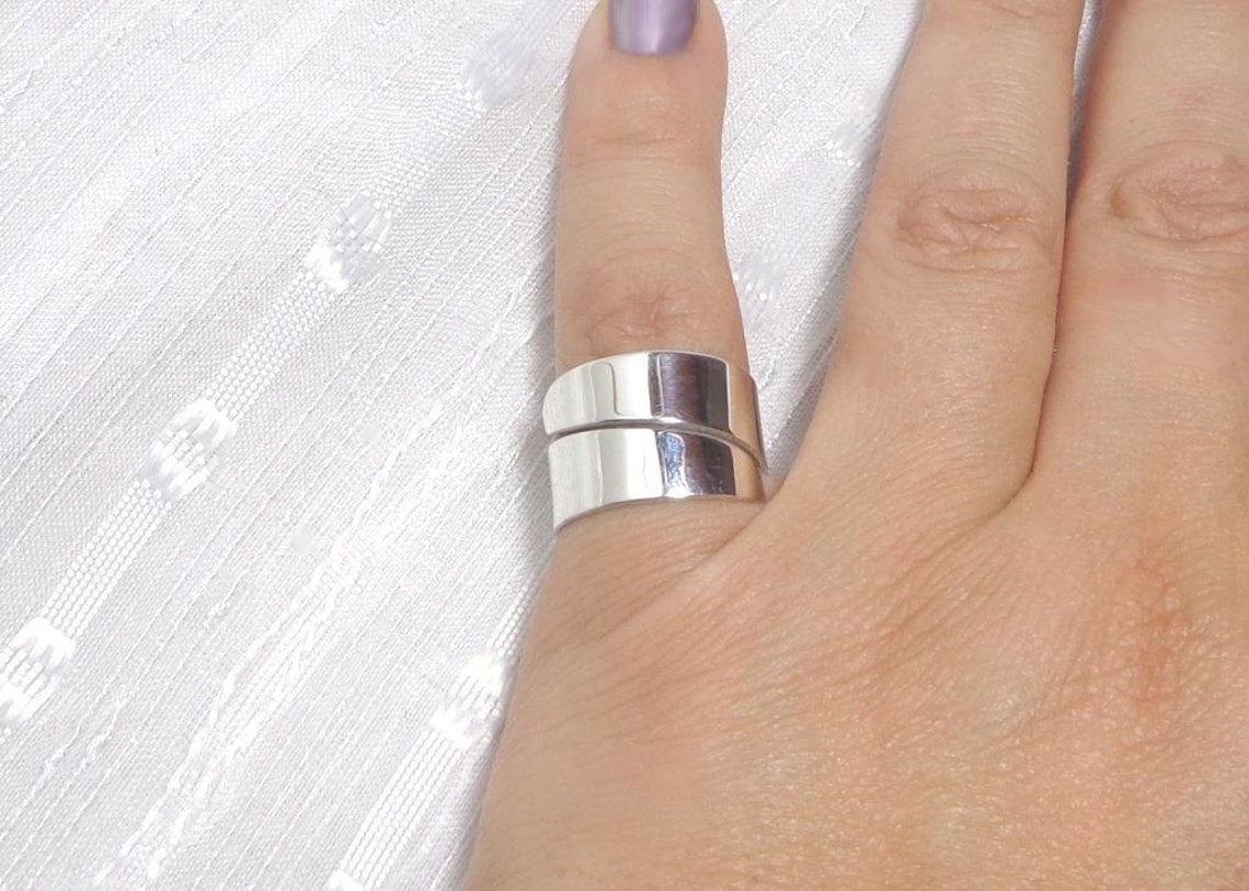 Bague de pouce en argent anneau ajustable de pouce anneau | Etsy