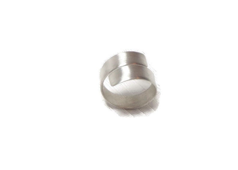 ring silver brushed Ring silver Adjustable ring men thumb ring unisex ring matte silver ring wedding ring women ring