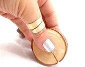 Golden thumb ring, brass thumb ring, man ring, adjustable thumb ring, golden brushed ring, golden metal jewel