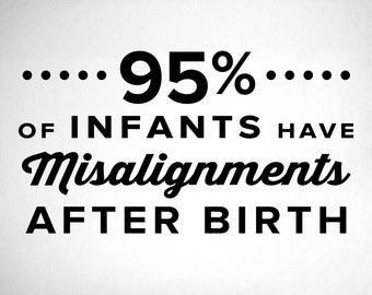 95% Of Infants Have Misalignments After Birth - 0313 - Chiropractic Wall Hangings