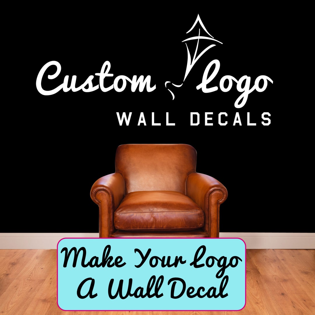 Custom Logo Decal, 0104, Custom Logo Decal Stickers, Custom Wall Decal ...