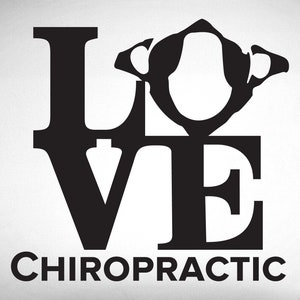 Love Chiropractic - 0325 - Wall Decal - Chiropractic Office Wall Graphics