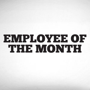 Employee of the month. - 0258 - Home Decor - Wall Decor - Award - Achievement - Performance