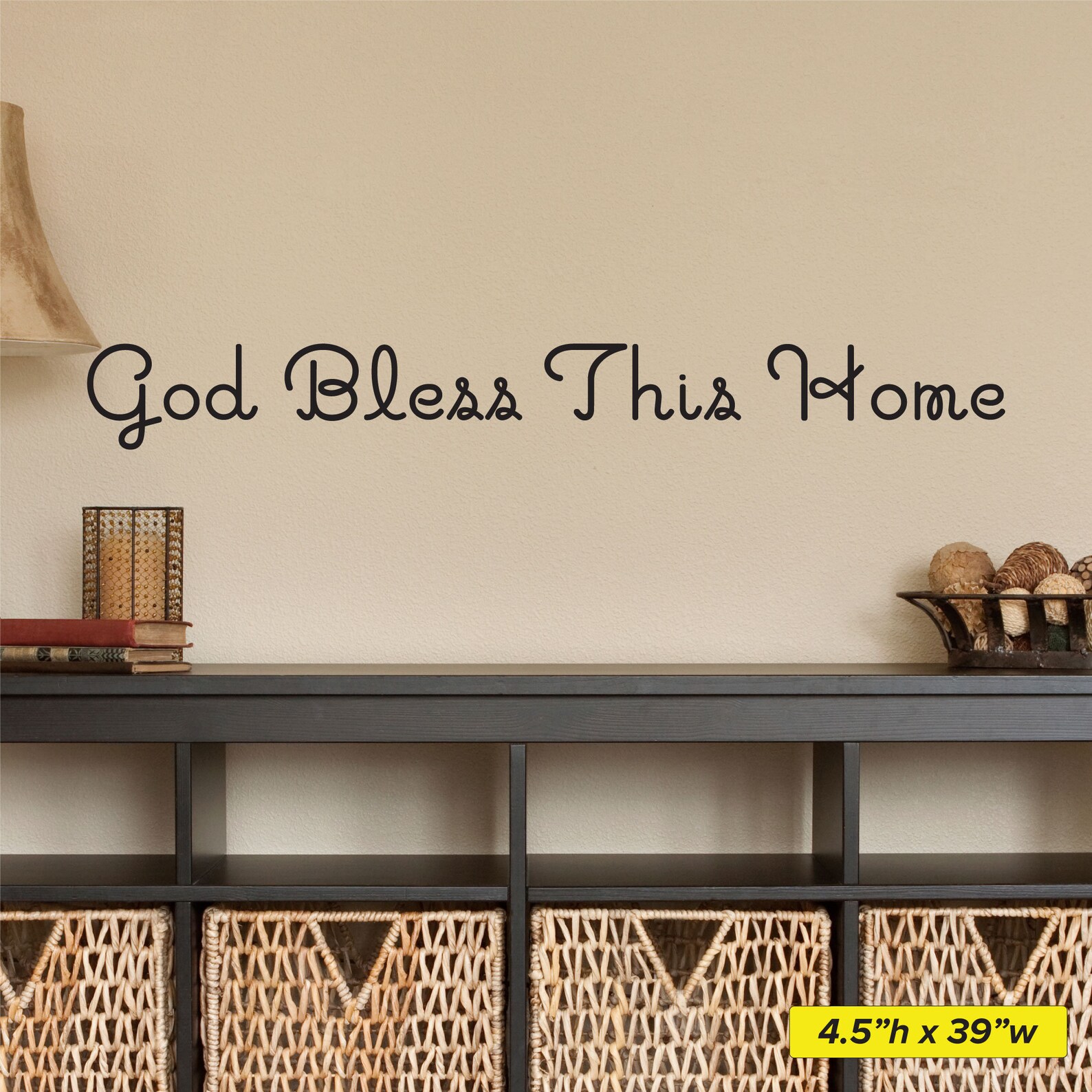 God Bless This Home Wall Decor 0035 Wall Decals Wall Etsy