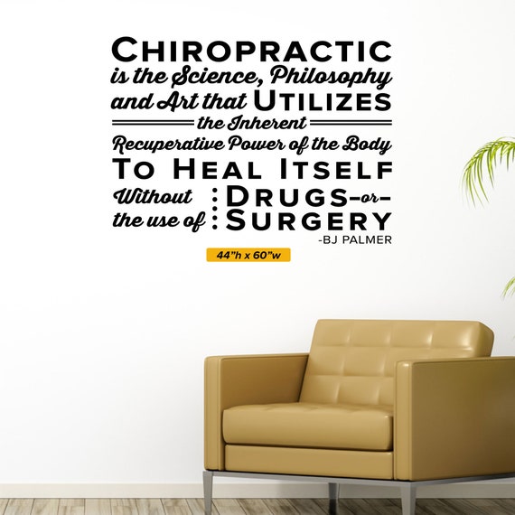 Chiropractic is the Science, Philosophy and Art That Utlizes