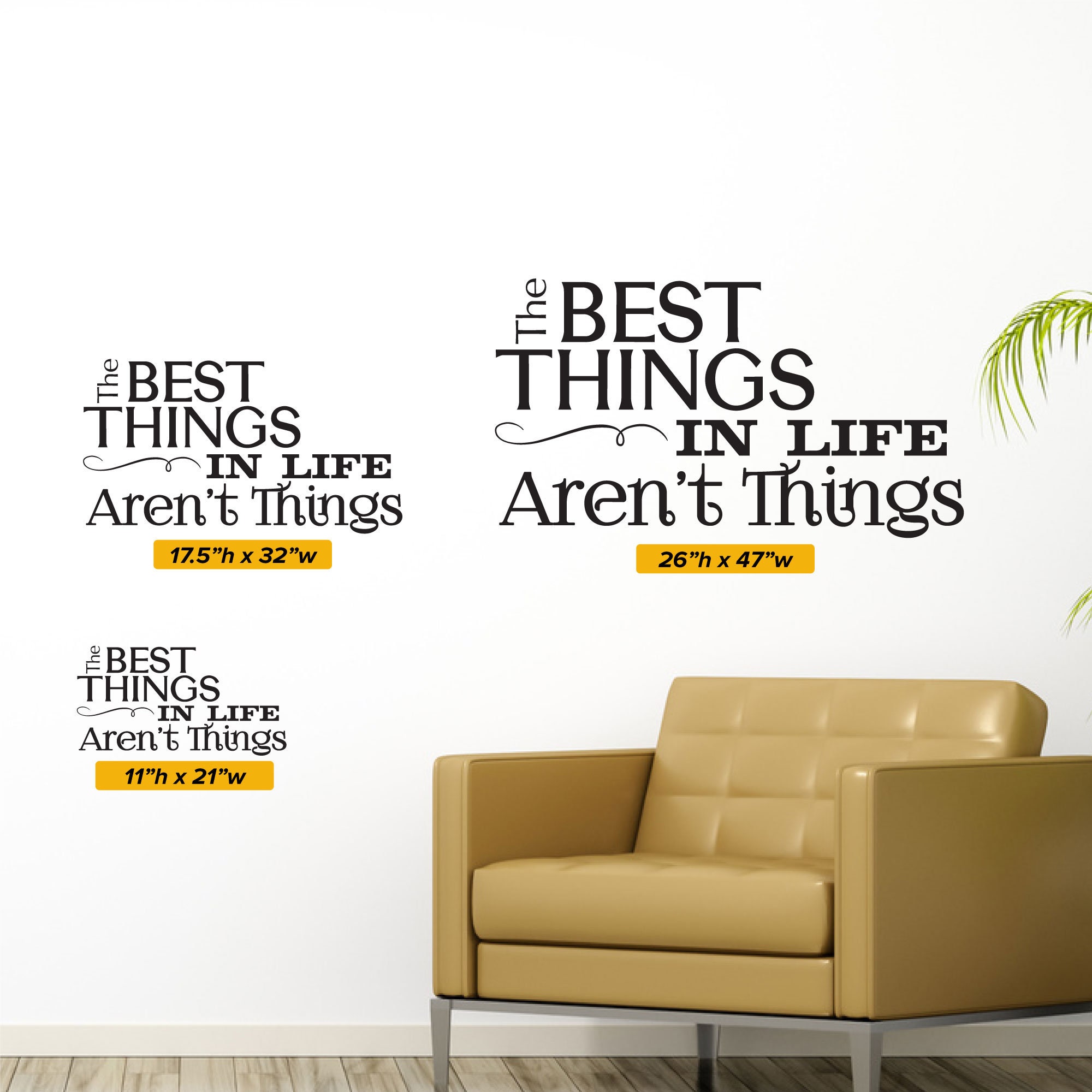 Best Things in Life Arent Things Wall Decor 0029 Wall | Etsy