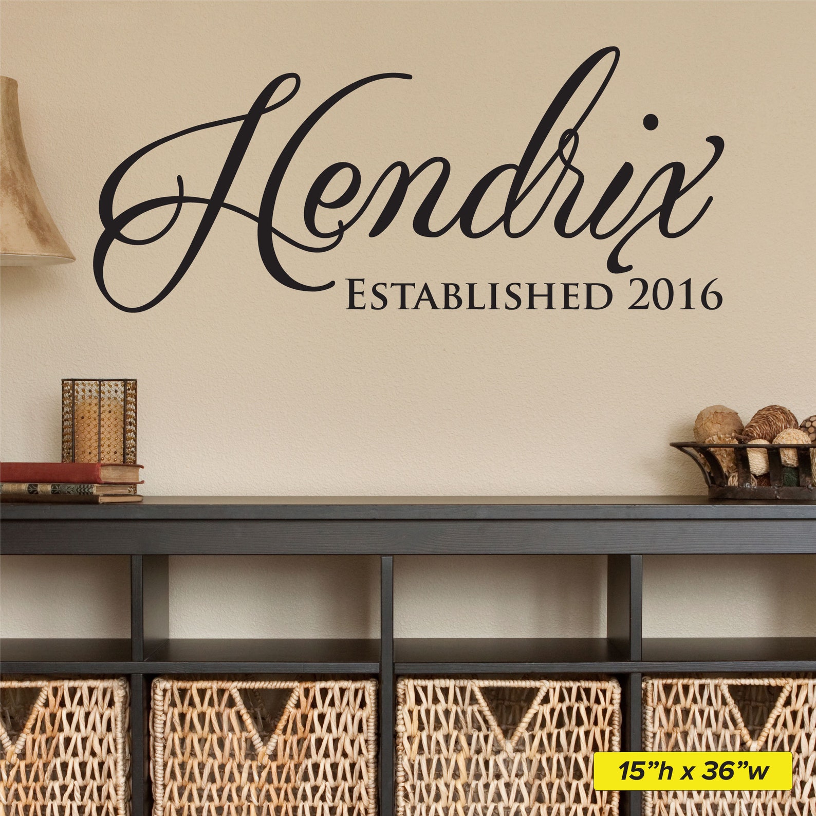 Custom Family Established 0168 Home Decor Wall Decor Etsy
