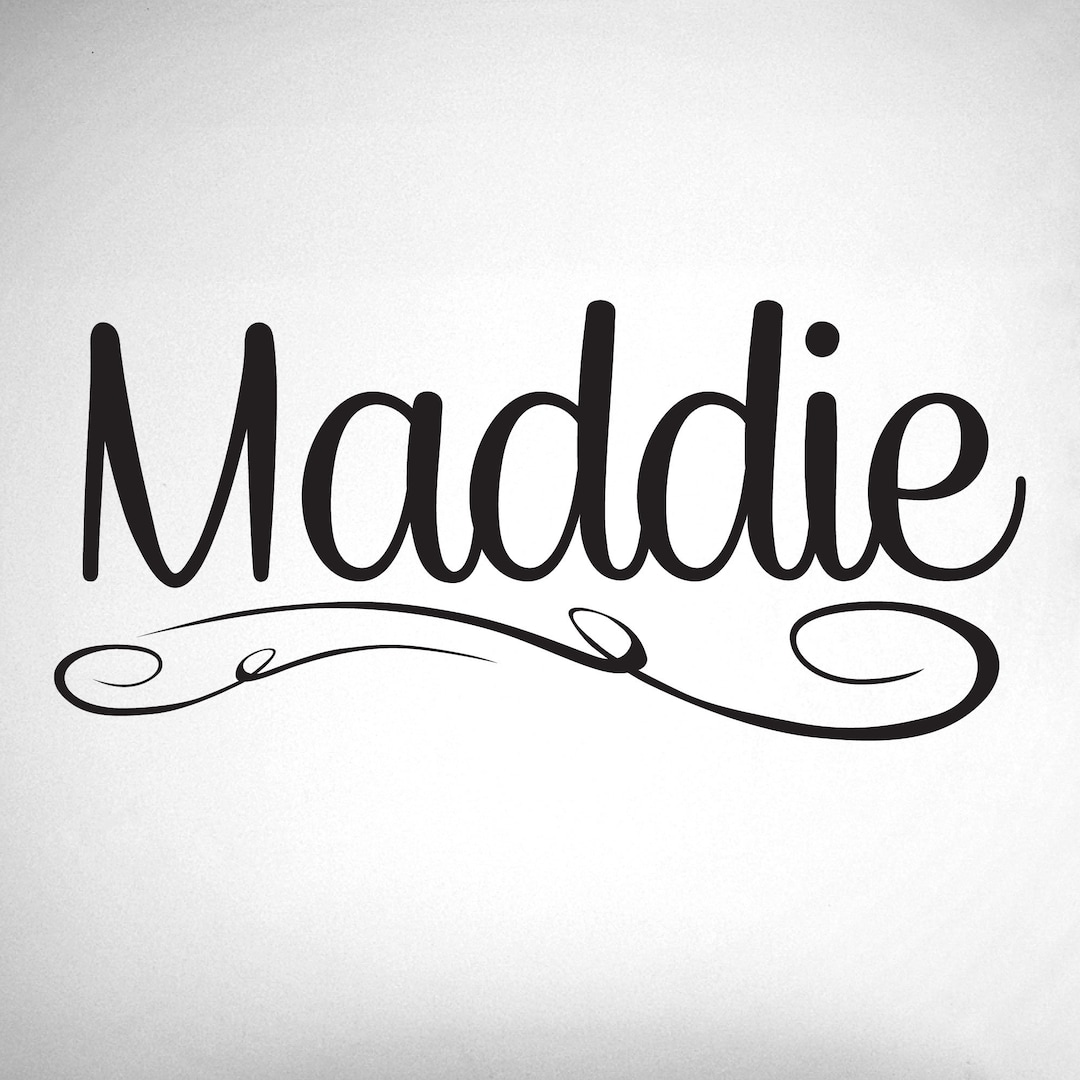 Xylee Custom Name Vinyl Wall Decal: Baby Girl Nursery Decor - 0047 - Etsy