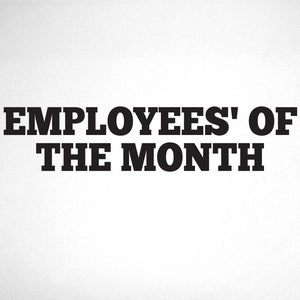 Employees&#39; Of The Month - 0716 - Plural - Wall Decor - Award - Achievement - Performance