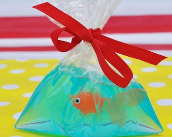 Carnival Party Favor: Fish In A Bag Soaps - Circus Favor, Carnival Party Supplies