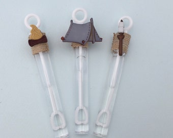 Camping Party Favor: Camp Out Party Favor, Marshmallow party favor, Camping Party