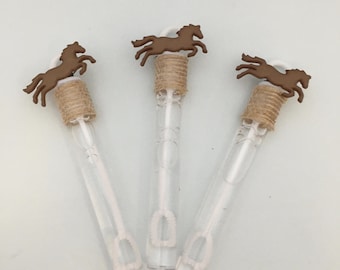 Horse Bubble Favors: Horse Party Favors, Equestrian Party Favors, Barnyard Party Favors, Western Party Supplies, Bubble Favors