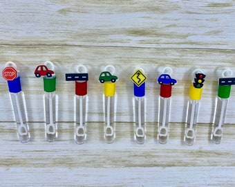 Car Theme Bubble Party Favors: Road Trip Birthday Supplies