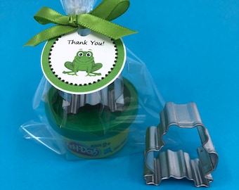 Frog Party Favor: Playdoh and Metal Frog Cutter