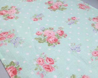 Floral Table Runner: Vintage Tea Party Decor