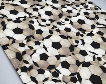 Soccer Table Runner or Accent Table Mat: Ideal for a Soccer Party or European Football party