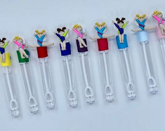 Gymnastics Party Favor, Gymnastics Bubble Favor, Gymnastics Birthday Party Favor, Gymnastics Party Supplies