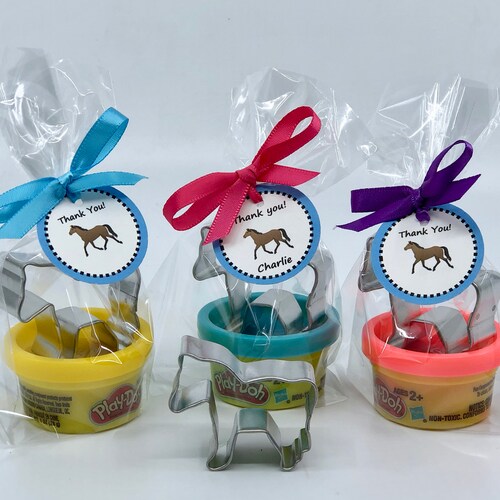 Horse Party Favor Horseparty Favor Playdoh and Horse Shape Etsy