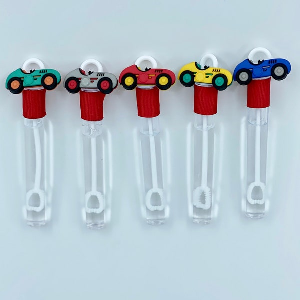 Race Car Bubble Party Favors: Racing Theme Birthday Supplies