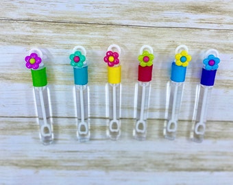 Daisy Flower Bubble Party Favors: Hawaiian, Bachelorette, Tropical